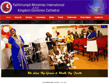 Tablet Screenshot of faithtriumph.org